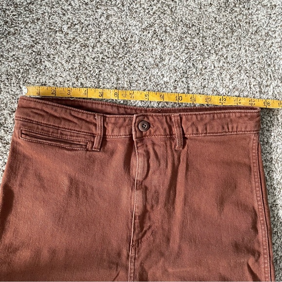 Quince Rust Crop Straight leg pants size 30 - Picture 9 of 11